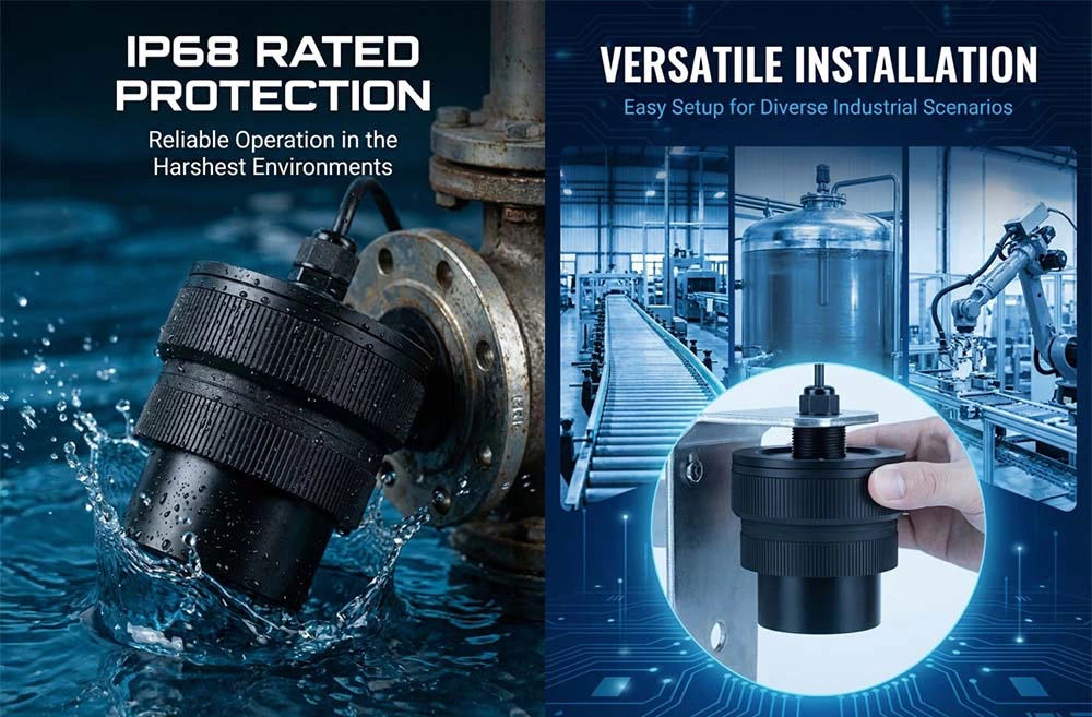 FK-RP-E Low Power Ultrasonic Level Transmitter