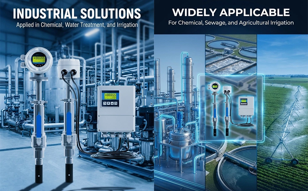 FK-LDGC Insertion type Electromagnetic Flow Meter