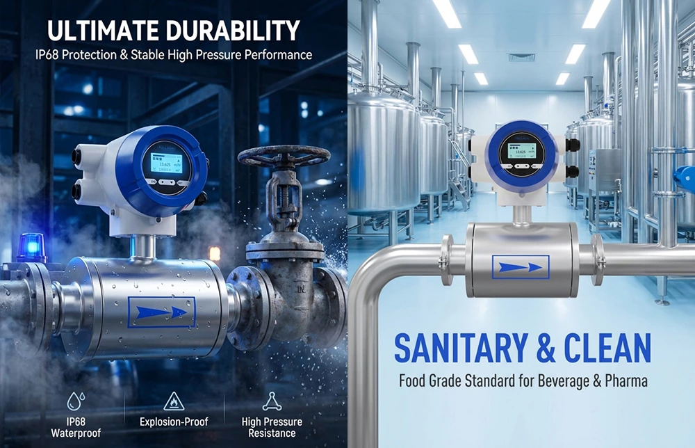 FK-LDG-G Sanitary Electromagnetic Flow Meter