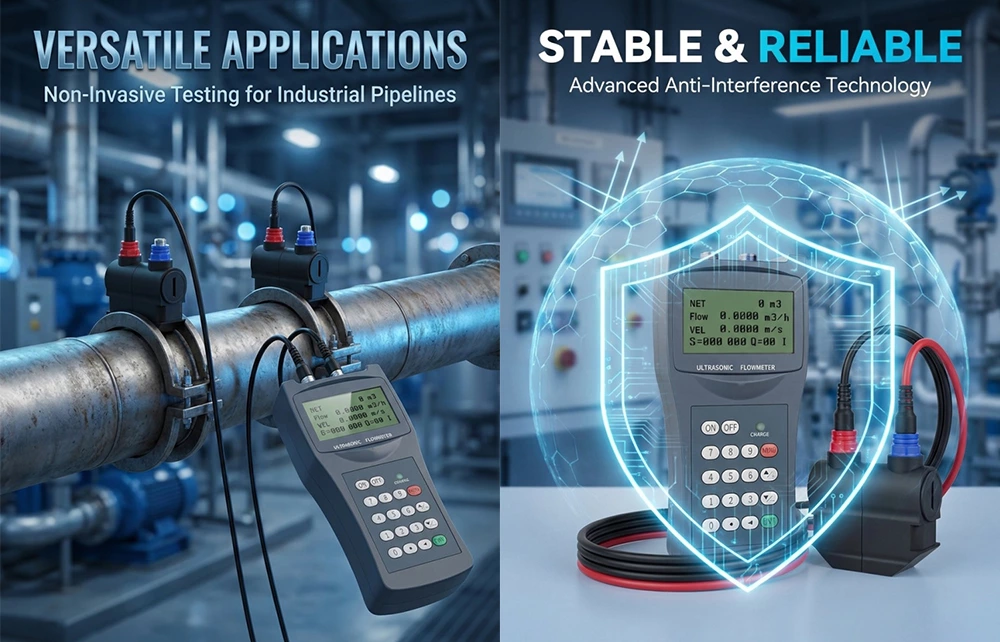 FK-2100H Handheld Ultrasonic Flow Meter